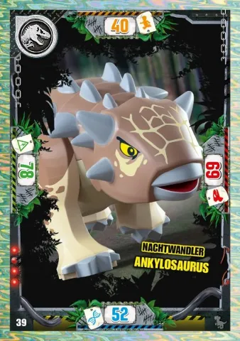 Jurassic World Trading Card Game (German) Series 3 - # 39 Nachtwandler Ankylosaurus