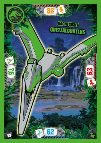 Jurassic World Trading Card Game (German) Series 3 - # 43 Nachtsicht Quetzalcoatlus