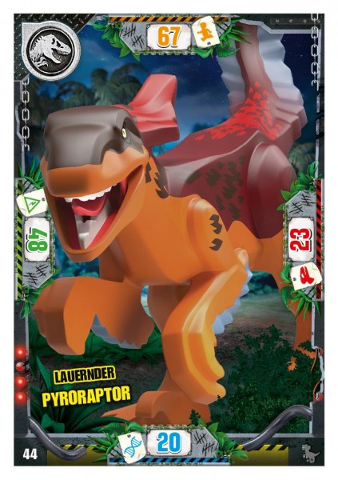 Jurassic World Trading Card Game (German) Series 3 - # 44 Lauernder Pyroraptor