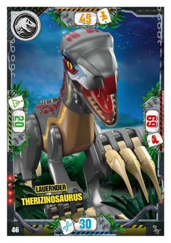 Jurassic World Trading Card Game (German) Series 3 - # 46 Lauernder Therizinosaurus