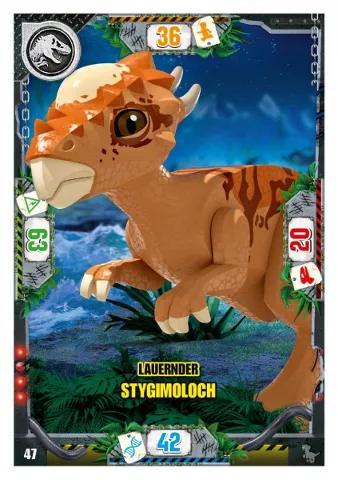 Jurassic World Trading Card Game (German) Series 3 - # 47 Lauernder Stygimoloch