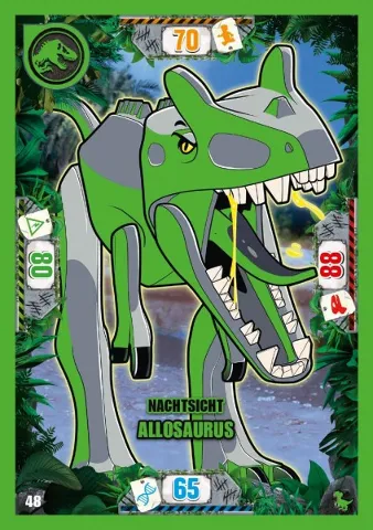 Jurassic World Trading Card Game (German) Series 3 - # 48 Nachtsicht Allosaurus