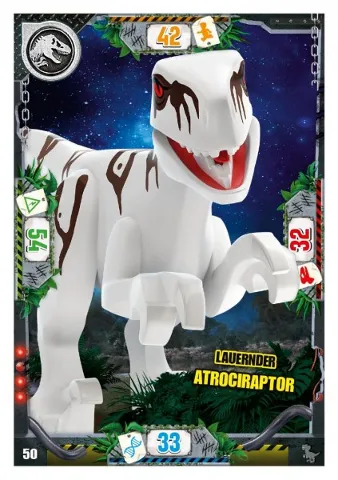 Jurassic World Trading Card Game (German) Series 3 - # 50 Lauernder Atrociraptor