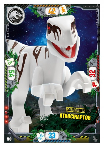 Jurassic World Trading Card Game (German) Series 3 - # 50 Lauernder Atrociraptor