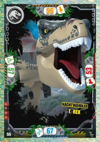 Jurassic World Trading Card Game (German) Series 3 - # 55 Nachtwandler T. rex