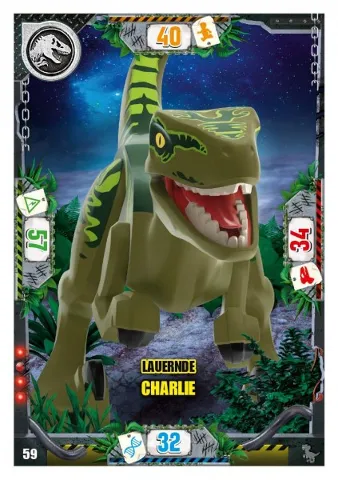 Jurassic World Trading Card Game (German) Series 3 - # 59 Lauernde Charlie