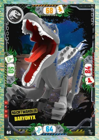 Jurassic World Trading Card Game (German) Series 3 - # 64 Nachtwandler Baryonyx