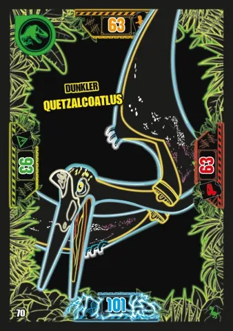 Jurassic World Trading Card Game (German) Series 3 - # 70 Dunkler Quetzalcoatlus