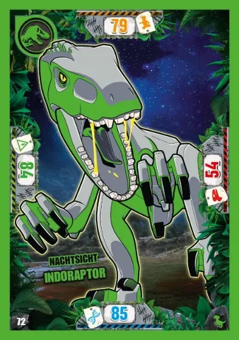 Jurassic World Trading Card Game (German) Series 3 - # 72 Nachtsicht Indoraptor