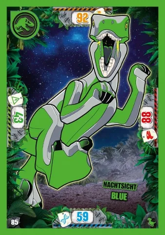 Jurassic World Trading Card Game (German) Series 3 - # 85 Nachtsicht Blue