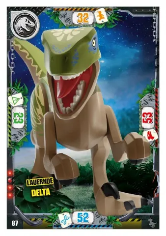 Jurassic World Trading Card Game (German) Series 3 - # 87 Lauernde Delta