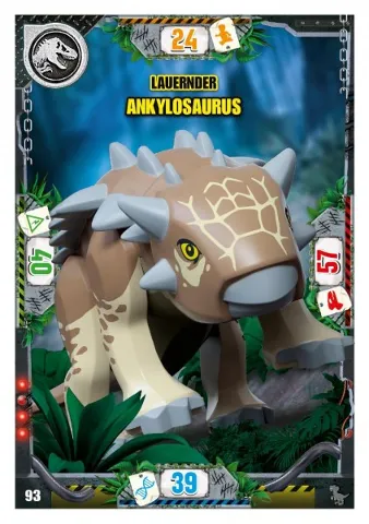 Jurassic World Trading Card Game (German) Series 3 - # 93 Lauernder Ankylosaurus