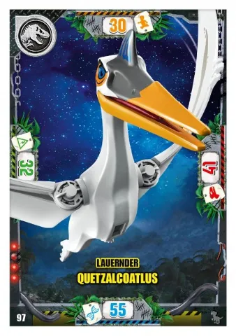 Jurassic World Trading Card Game (German) Series 3 - # 97 Lauernder Quetzalcoatlus