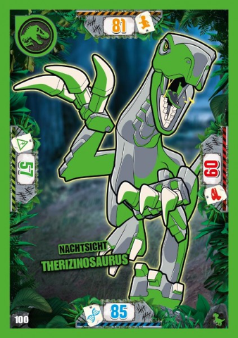 Jurassic World Trading Card Game (German) Series 3 - # 100 Nachtsicht Therizinosaurus