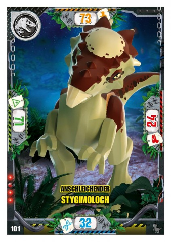 Jurassic World Trading Card Game (German) Series 3 - # 101 Anschleichender Stygimoloch