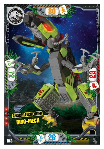 Jurassic World Trading Card Game (German) Series 3 - # 103 Anschleichender Dino-Mech