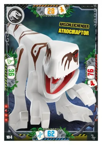 Jurassic World Trading Card Game (German) Series 3 - # 104 Anschleichender Atrociraptor