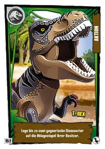 Jurassic World Trading Card Game (German) Series 3 - # 152 T. rex