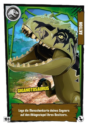 Jurassic World Trading Card Game (German) Series 3 - # 153 Giganotosaurus