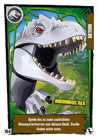 Jurassic World Trading Card Game (German) Series 3 - # 154 Indominus Rex