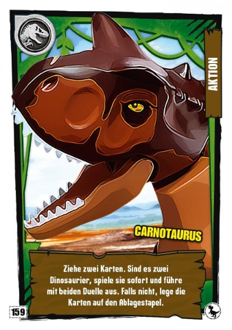 Jurassic World Trading Card Game (German) Series 3 - # 159 Carnotaurus