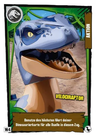 Jurassic World Trading Card Game (German) Series 3 - # 164 Velociraptor