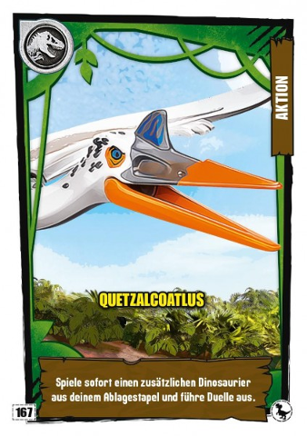 Jurassic World Trading Card Game (German) Series 3 - # 167 Quetzalcoatlus