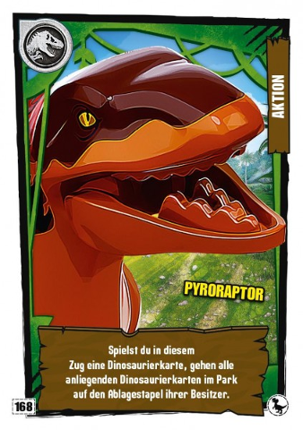 Jurassic World Trading Card Game (German) Series 3 - # 168 Pyroraptor
