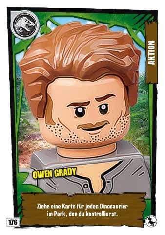 Jurassic World Trading Card Game (German) Series 3 - # 176 Owen Grady