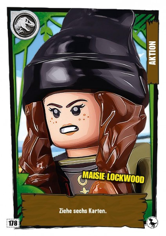 Jurassic World Trading Card Game (German) Series 3 - # 178 Maisie Lockwood