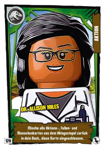 Jurassic World Trading Card Game (German) Series 3 - # 179 Dr. Allison Miles