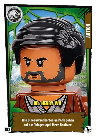 Jurassic World Trading Card Game (German) Series 3 - # 183 Dr. Henry Wu