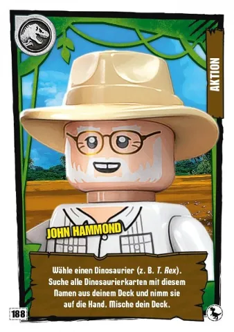 Jurassic World Trading Card Game (German) Series 3 - # 188 John Hammond