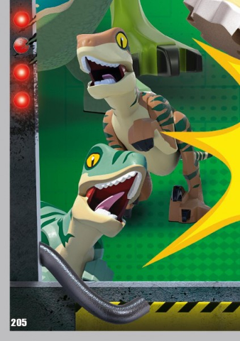 Jurassic World Trading Card Game (German) Series 3 - # 205 Puzzle Piece