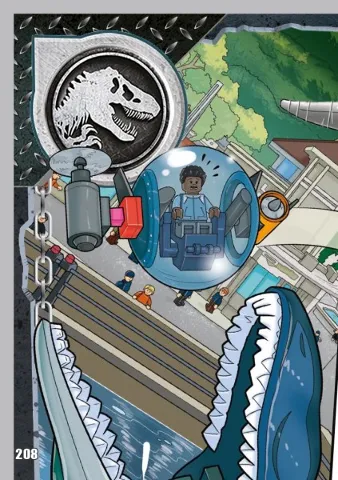 Jurassic World Trading Card Game (German) Series 3 - # 208 Puzzle Piece