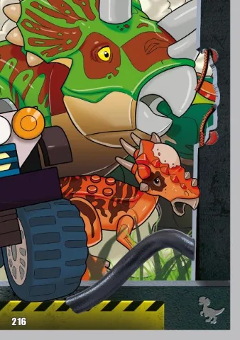 Jurassic World Trading Card Game (German) Series 3 - # 216 Puzzle Piece