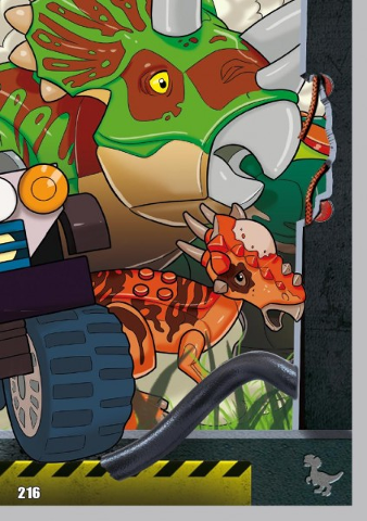 Jurassic World Trading Card Game (German) Series 3 - # 216 Puzzle Piece