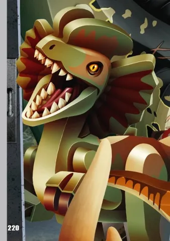 Jurassic World Trading Card Game (German) Series 3 - # 220 Puzzle Piece