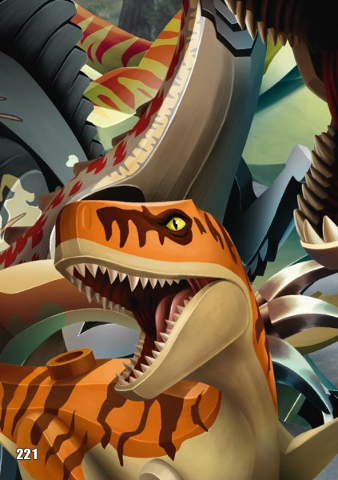 Jurassic World Trading Card Game (German) Series 3 - # 221 Puzzle Piece