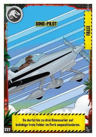 Jurassic World Trading Card Game (German) Series 3 - # 227 Dino-Pilot