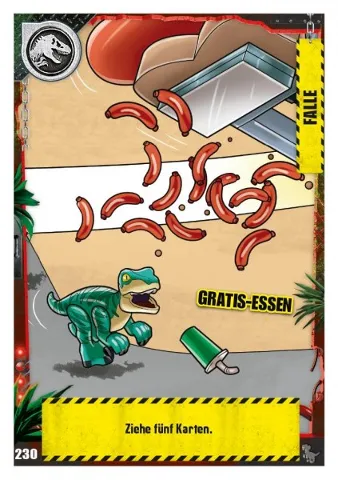 Jurassic World Trading Card Game (German) Series 3 - # 230 Gratis-Essen
