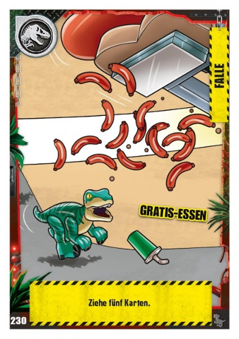 Jurassic World Trading Card Game (German) Series 3 - # 230 Gratis-Essen