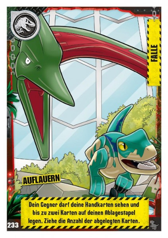Jurassic World Trading Card Game (German) Series 3 - # 233 Auflauern