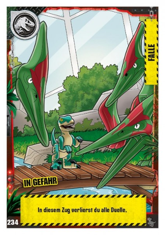 Jurassic World Trading Card Game (German) Series 3 - # 234 In Gefahr