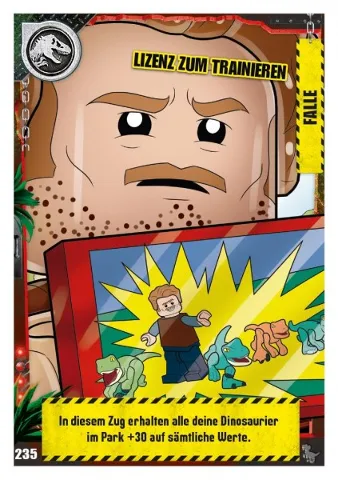 Jurassic World Trading Card Game (German) Series 3 - # 235 Lizenz zum Trainieren