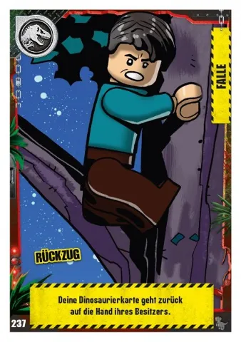 Jurassic World Trading Card Game (German) Series 3 - # 237 Rückzug
