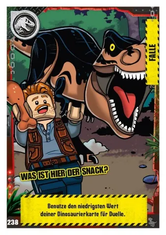 Jurassic World Trading Card Game (German) Series 3 - # 238 Was ist hier der Snack?