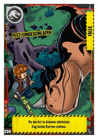 Jurassic World Trading Card Game (German) Series 3 - # 239 Fest Eingeschlafen