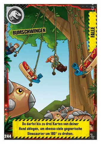 Jurassic World Trading Card Game (German) Series 3 - # 244 Rumschwingen