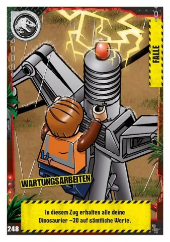 Jurassic World Trading Card Game (German) Series 3 - # 248 Wartungsarbeiten